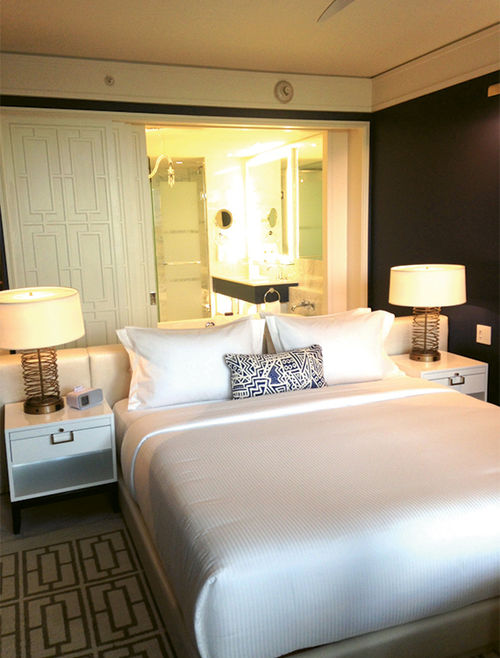 A standard guestroom at the Grand Hyatt Baha Mar. A standard guestroom at the Grand Hyatt Baha Mar.