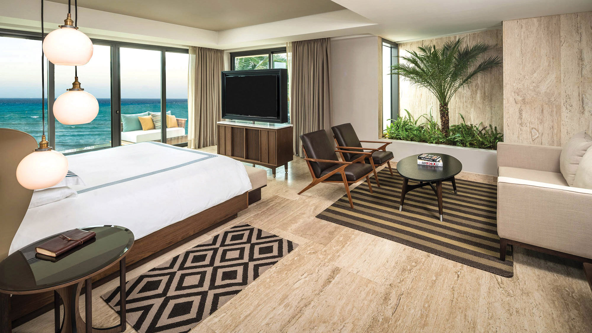 A Panoramic Suite at the Beach House, a hotel concept Thompson debuted at the beginning of 2016.