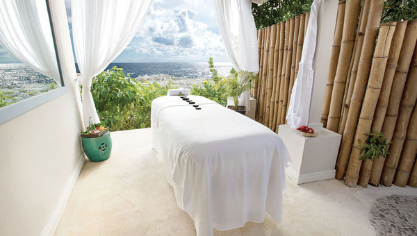 A Kiyara Spa cabana at the Cliff Hotel in Negril. A Kiyara Spa cabana at the Cliff Hotel in Negril.