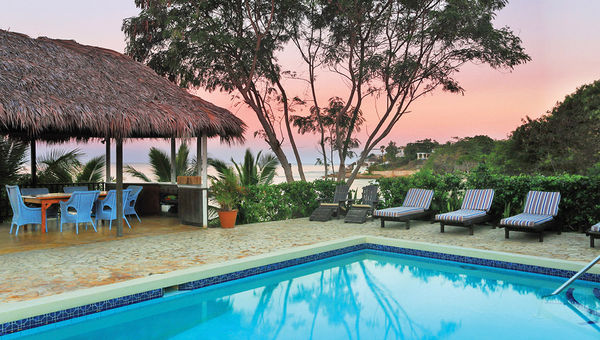 The pool at Jakes, an enclave of cottages on Jamaica’s southern coast. The pool at Jakes, an enclave of cottages on Jamaica’s southern coast.
