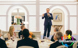 Oetker Collection CEO Frank Marrenbach addresses guests at Travel Leaders Group's event for Protravel International, Tzell Travel Group and Travel Leaders Network agents at the Hotel du Cap Eden Roc in Antibes, France. The event coincided with the annual International Luxury Travel Market in Cannes.