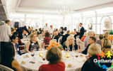 Guests sit down to a dinner as part of Travel Leaders Group's exclusive event for Protravel International, Tzell Travel Group and Travel Leaders Network agents at the Hotel du Cap Eden Roc in Antibes, France. The event coincided with the recent International Luxury Travel Market in Cannes.