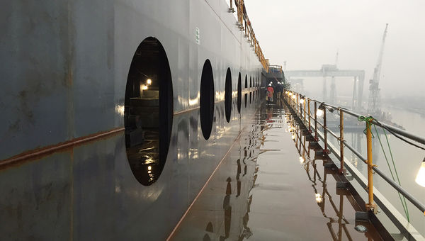 MSC Seaside's exterior deck. MSC Seaside's exterior deck.