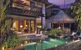 A loft villa at Shangri-La's Boracay Spa & Resort that mixes indigenous design flourishes with luxury.