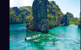 Kayaking in the lagoon near the three El Nido Resorts properties on Palawan.