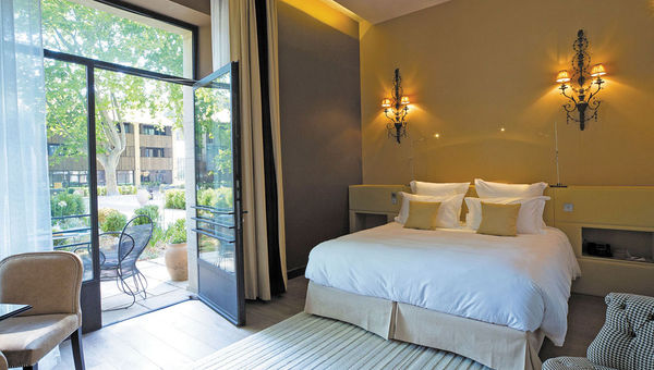 A Domaine de Manville junior suite. A Domaine de Manville junior suite.