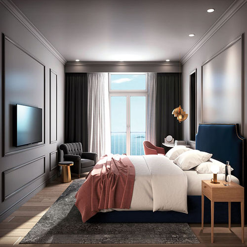 A superior room in the five-star Excelsior Hotel, which had been a private villa in the early 20th century. A superior room in the five-star Excelsior Hotel, which had been a private villa in the early 20th century.