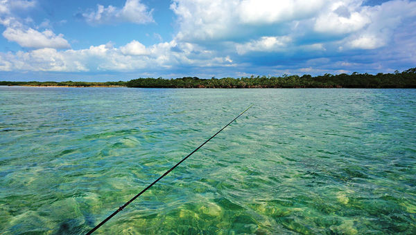 Fishing in the flats in and around Cayo Romano.