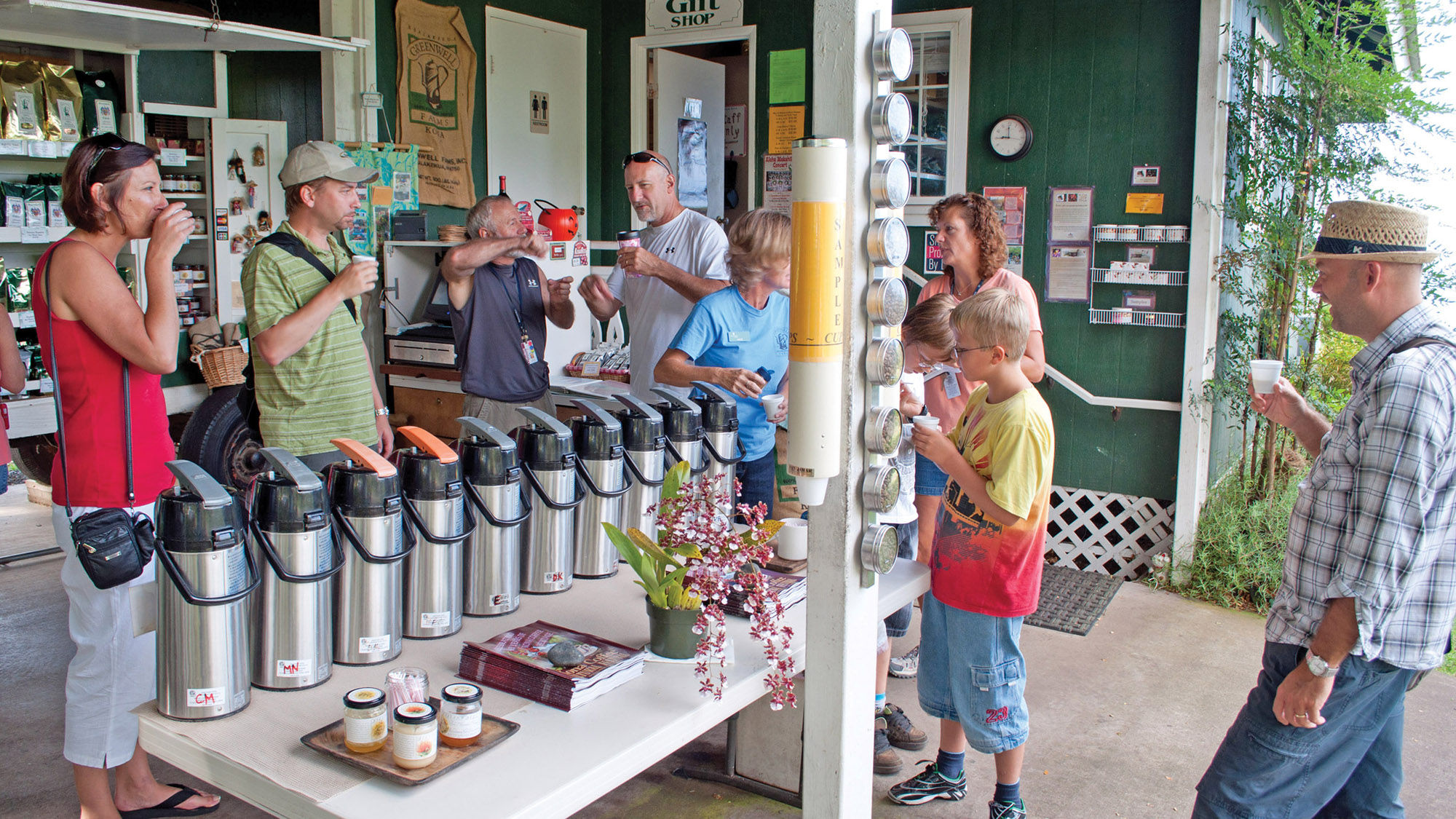 Greenwell Farms, which produces Kona coffee, welcomes 70,000 visitors each year for tours and tastings.