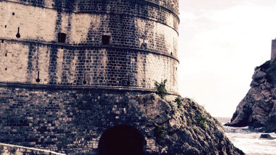 The Pile Gate served as King Joffrey’s perch in “Game of Thrones.”