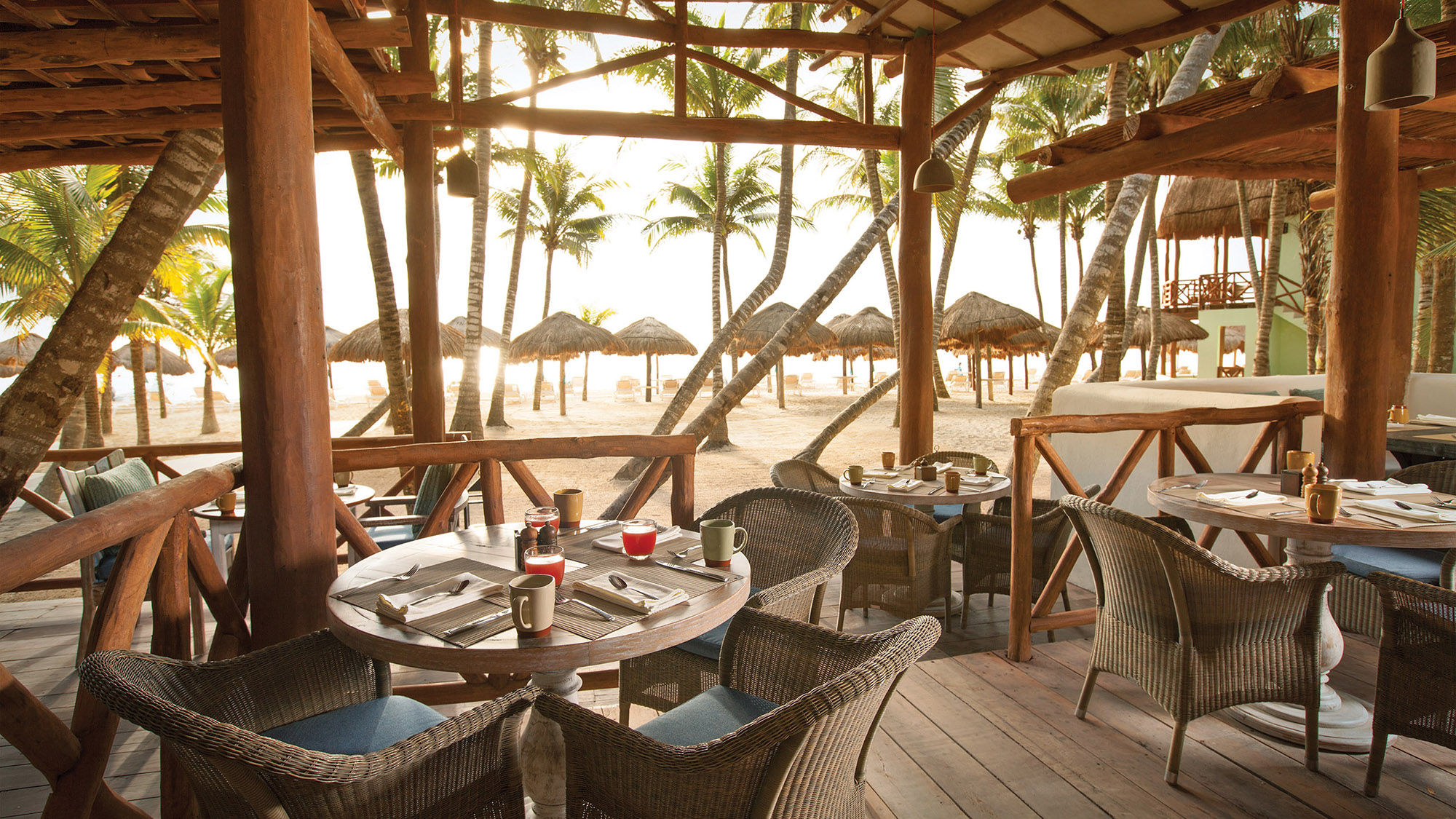 The Fuego Restaurant and Cantina, part of Mahekal Playa del Carmen’s $16 million renovation.