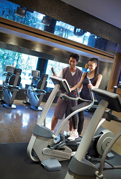 The renovated Plateau Spa and fitness center has attentive personal trainers and staff. The renovated Plateau Spa and fitness center has attentive personal trainers and staff.