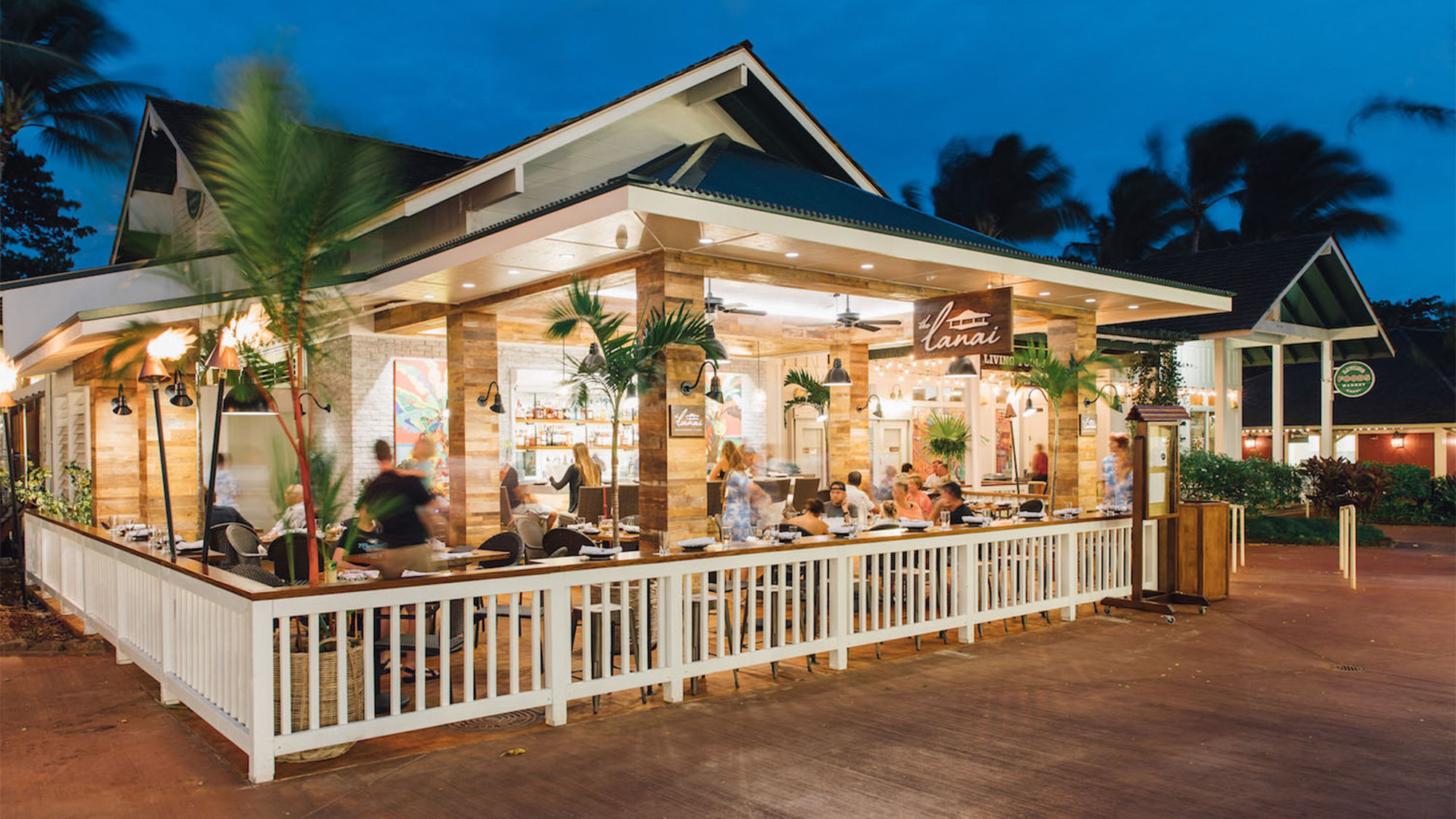 The Lanai is a new restaurant from the owners of Living Foods Market and Cafe in the Poipu area of Kauai.