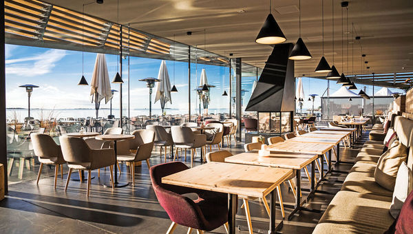 The Loyly sauna’s restaurant. The Loyly sauna’s restaurant.