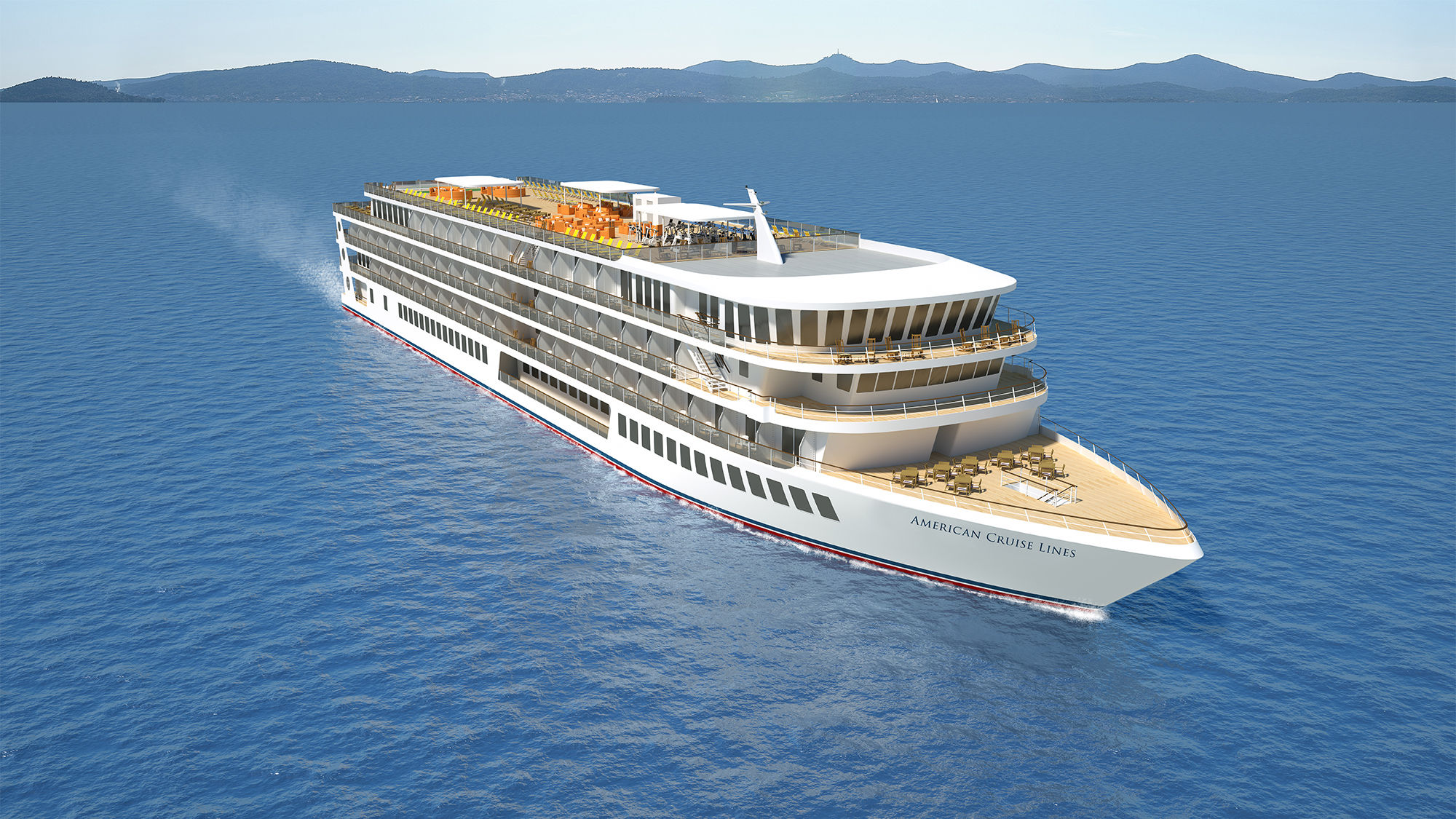 American Cruise Lines unveils look of modern U.S. riverboats