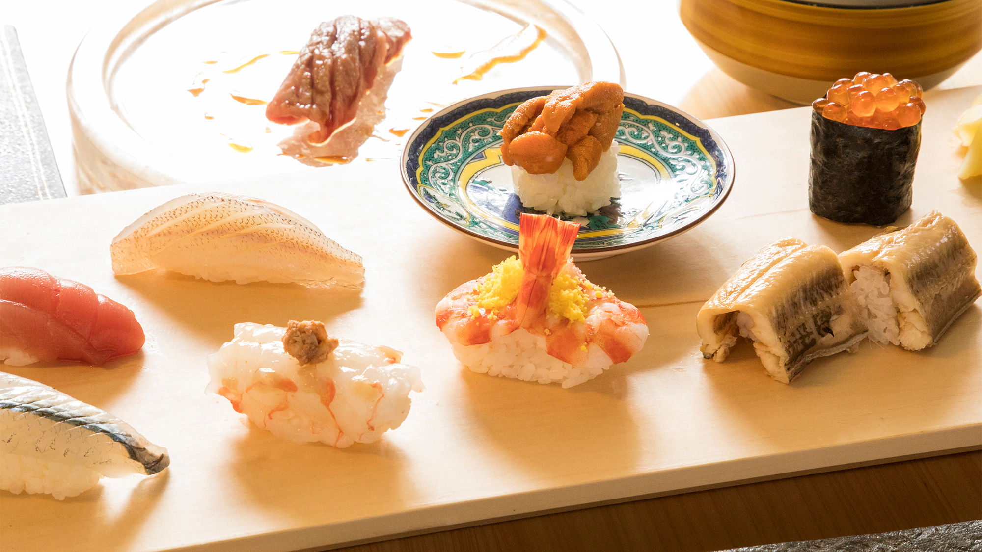 Beniya, a sushi restaurant inside Waikiki Yokocho, serves fresh fish flown in overnight from Japan.