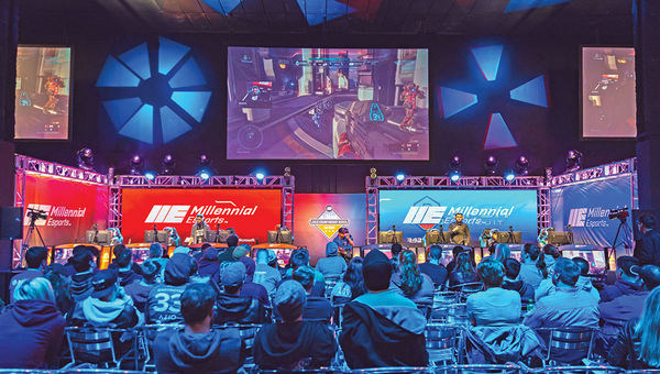 The Millennial Esports Arena recently officially opened at the Fremont Street Experience’s Neonopolis complex. The facility hosts competitive video-gaming events and seats 200. The Millennial Esports Arena recently officially opened at the Fremont Street Experience’s Neonopolis complex. The facility hosts competitive video-gaming events and seats 200.