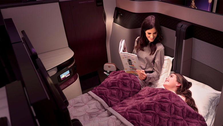 Qatar's new pods let guests create double bed: Travel Weekly Qatar's new pods let guests create double bed: Travel Weekly