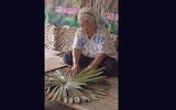 Traditional hat making in Ban Nam Chiao, a fishing village in Trat province.