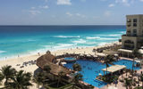 Destinations editor Eric Moya spent the weekend in Cancun as a guest of the JW Marriott Cancun and the CasaMagna Marriott Cancun. Pictured, a balcony view from the CasaMagna Marriott Cancun.