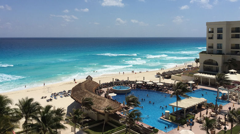Destinations editor Eric Moya spent the weekend in Cancun as a guest of the JW Marriott Cancun and the CasaMagna Marriott Cancun. Pictured, a balcony view from the CasaMagna Marriott Cancun.