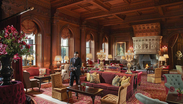 The great room at Cliveden House. The converted 19th century mansion is now a hotel with 47 rooms and suites. The great room at Cliveden House. The converted 19th century mansion is now a hotel with 47 rooms and suites.