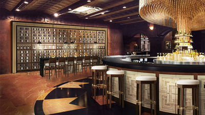 The wine bar at the El San Juan Hotel, a member of Hilton's Curio Collection.