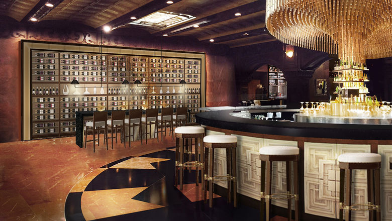 The wine bar at the El San Juan Hotel, a member of Hilton's Curio Collection.