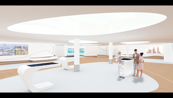 Destination Gateway will be an embarkation station for excursions and a learning and activities center. Destination Gateway will be an embarkation station for excursions and a learning and activities center.