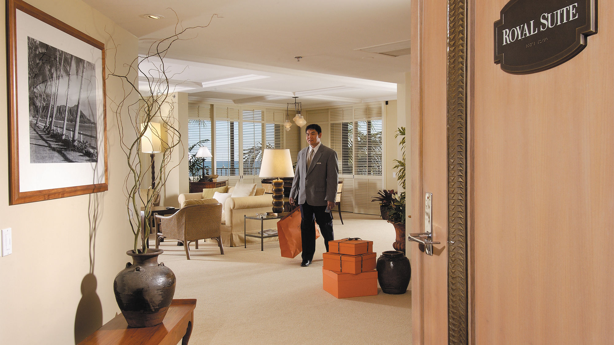 At the Halekulani, the butlers recently underwent a special training program that included lessons on meditation and tai chi,.