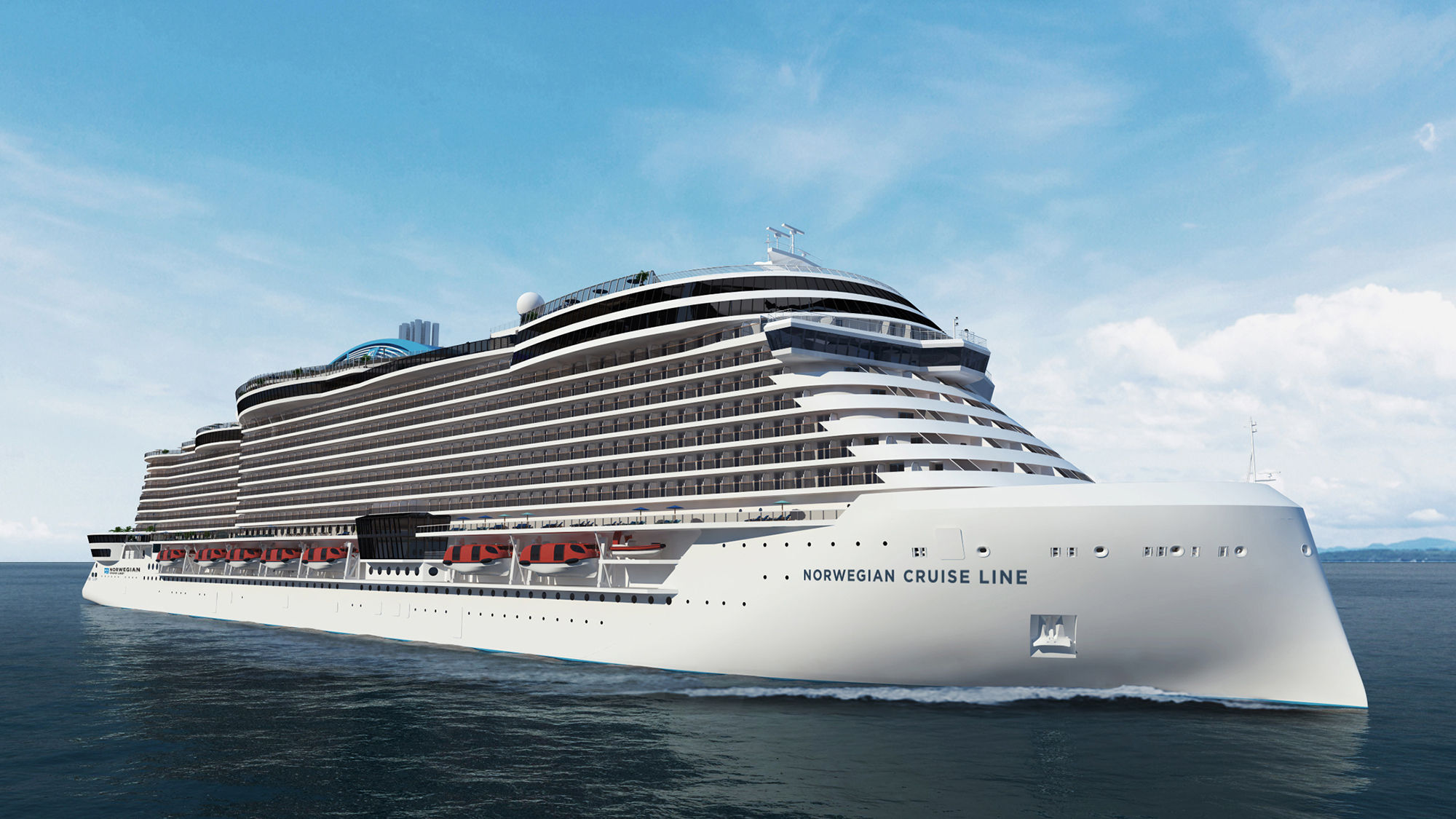 Norwegian Cruise Line shows new ship design