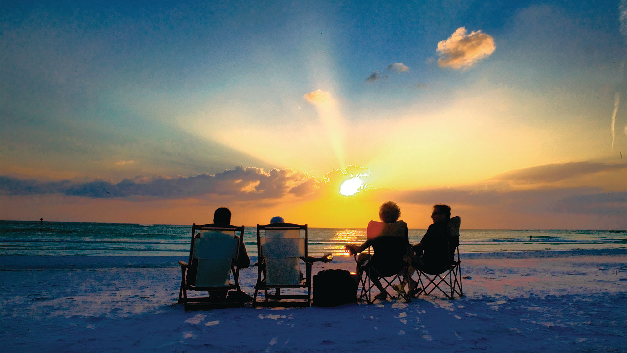 Sunset at Siesta Beach