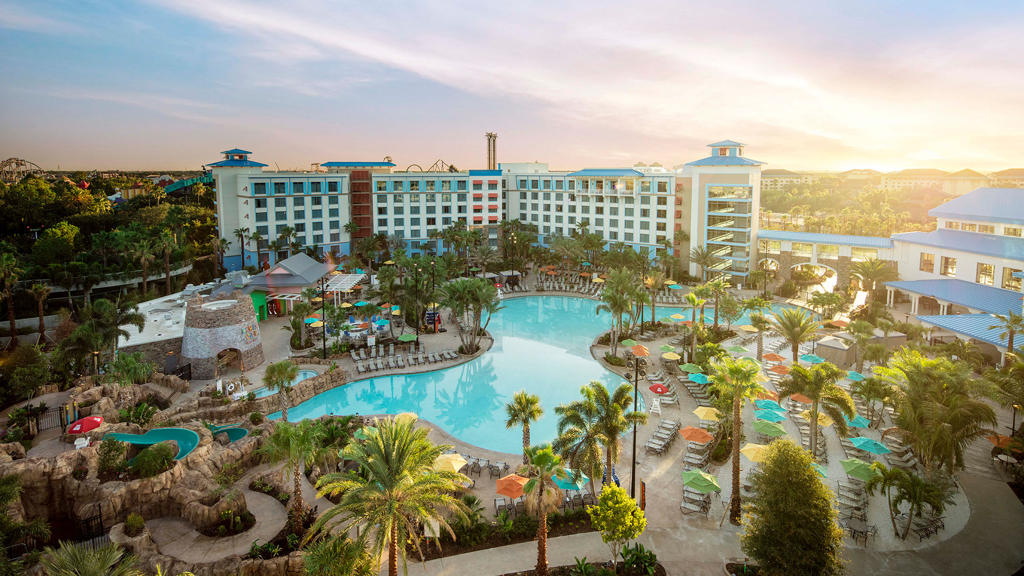 The Loews Sapphire Falls Resort opened in July 2016.