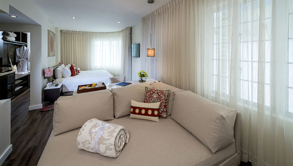 A newly renovated superior deluxe suite at the Marlin Hotel. A newly renovated superior deluxe suite at the Marlin Hotel.
