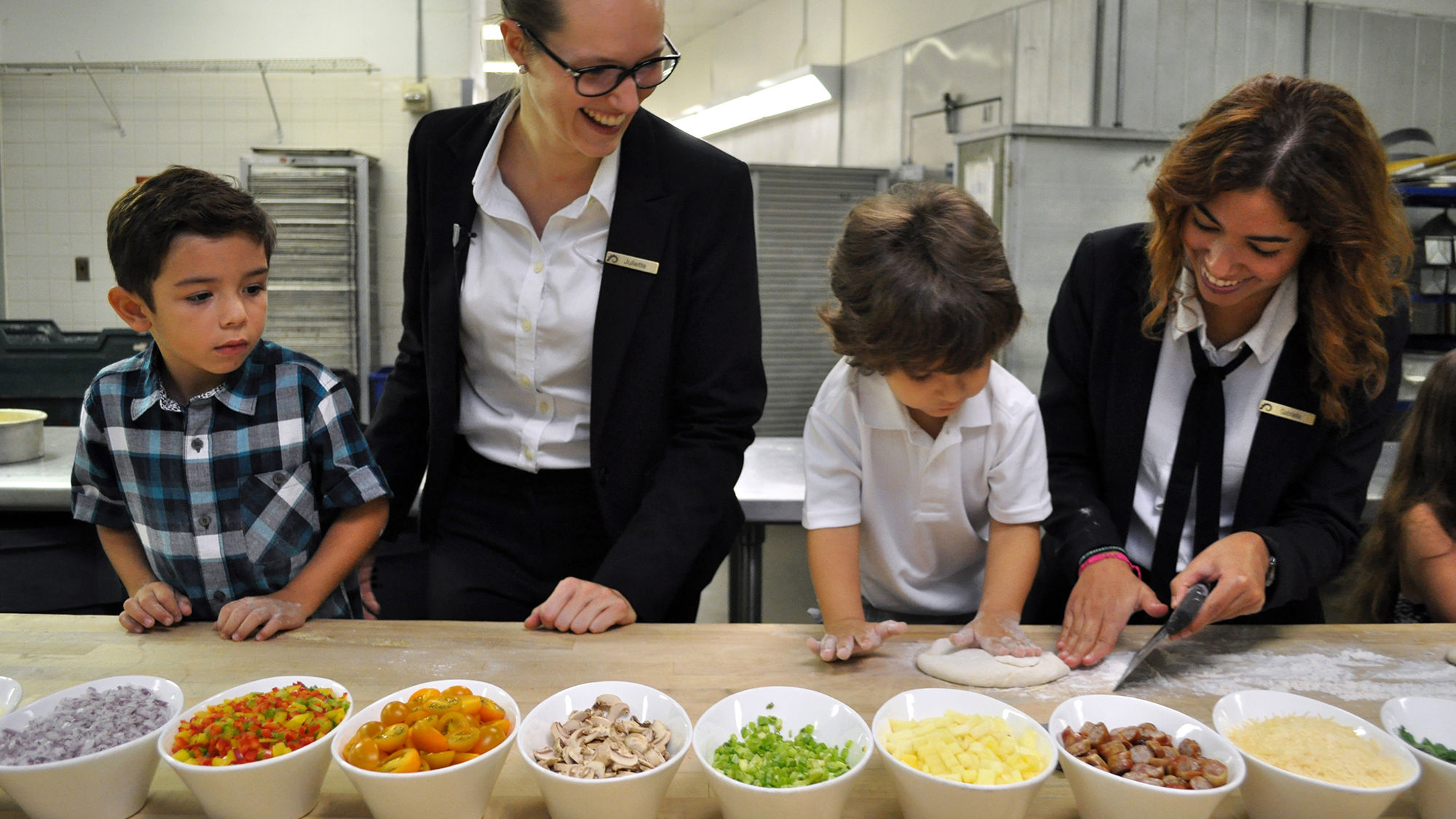 The Little Chefs Pizza Class is offered Saturdays at the Naples Grande Beach Resort for kids age 4 and older.