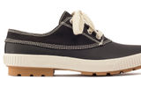 Cougar, an Ontario, Canada-based firm that specializes in footwear for puddle jumpers, calls its Dash Duck Rain Shoes ''sneaker-inspired flats,'' and that seems a perfect description of this get-ready-for-summer waterproof and slip-resistant shoe. Among its attributes are a removable cushion insole, a fabric lining, inch-and-a-quarter block heel, and a nylon and rubber upper.