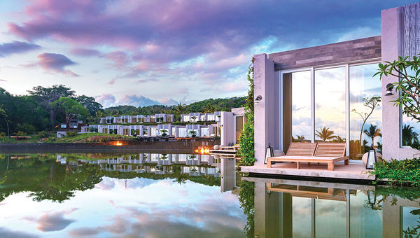 The patio of an Ocean View Escape Room at the W Punta de Mita. The patio of an Ocean View Escape Room at the W Punta de Mita.