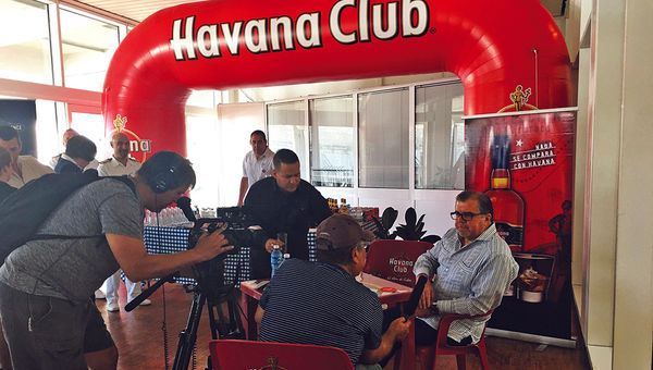 Frank Del Rio, founder of Oceania and CEO of parent company Norwegian Cruise Line Holdings Ltd., speaks with the media in Havana after the Marina's arrival. Frank Del Rio, founder of Oceania and CEO of parent company Norwegian Cruise Line Holdings Ltd., speaks with the media in Havana after the Marina's arrival.