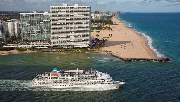 Pearl Seas Cruises' 200-passenger Pearl Mist. Pearl Seas Cruises' 200-passenger Pearl Mist.