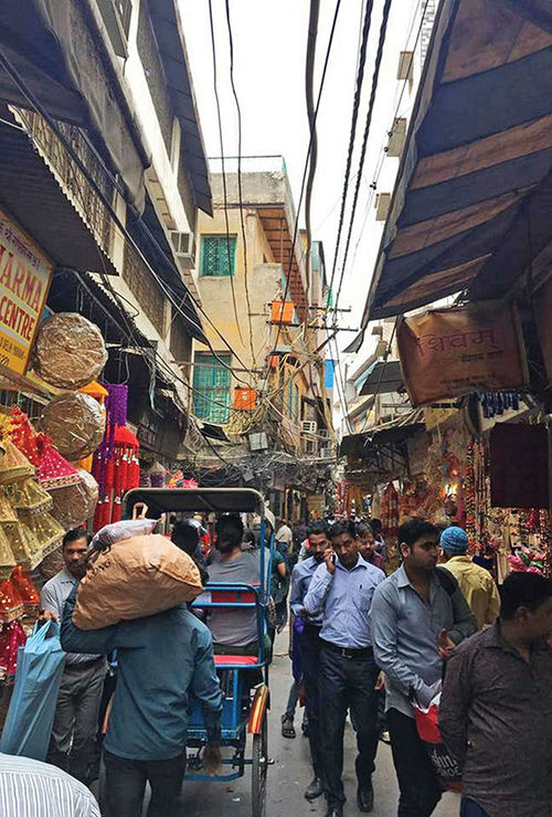 A market in Delhi, India. A market in Delhi, India.