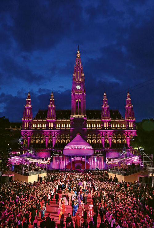 Vienna’s annual Life Ball raises millions to help the fight against AIDS.