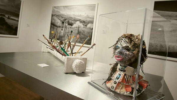 Some of the gallery’s artwork, which sometimes will be related to a travel event. Some of the gallery’s artwork, which sometimes will be related to a travel event.