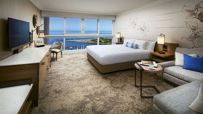 The Prince Waikiki’s guestrooms, all of which face the ocean, were part of the hotel’s $55.4 million renovation.