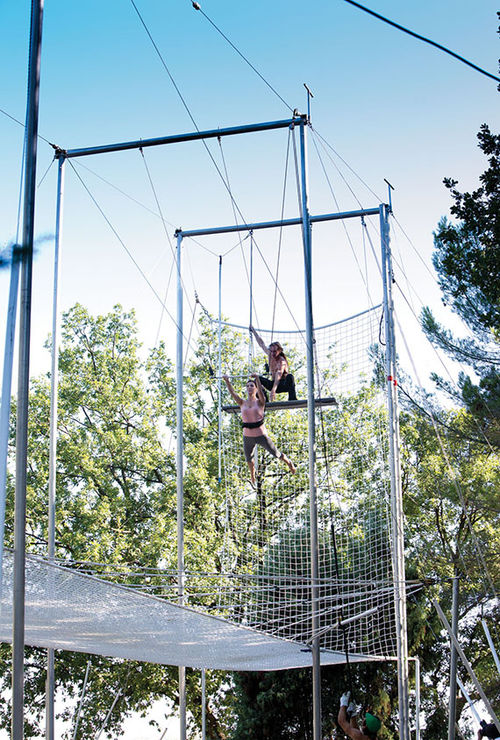 CREACTIVE by Cirque du Soleil at Club Med Opio enables guests of all ages to participate in artistic and acrobatic activities. CREACTIVE by Cirque du Soleil at Club Med Opio enables guests of all ages to participate in artistic and acrobatic activities.