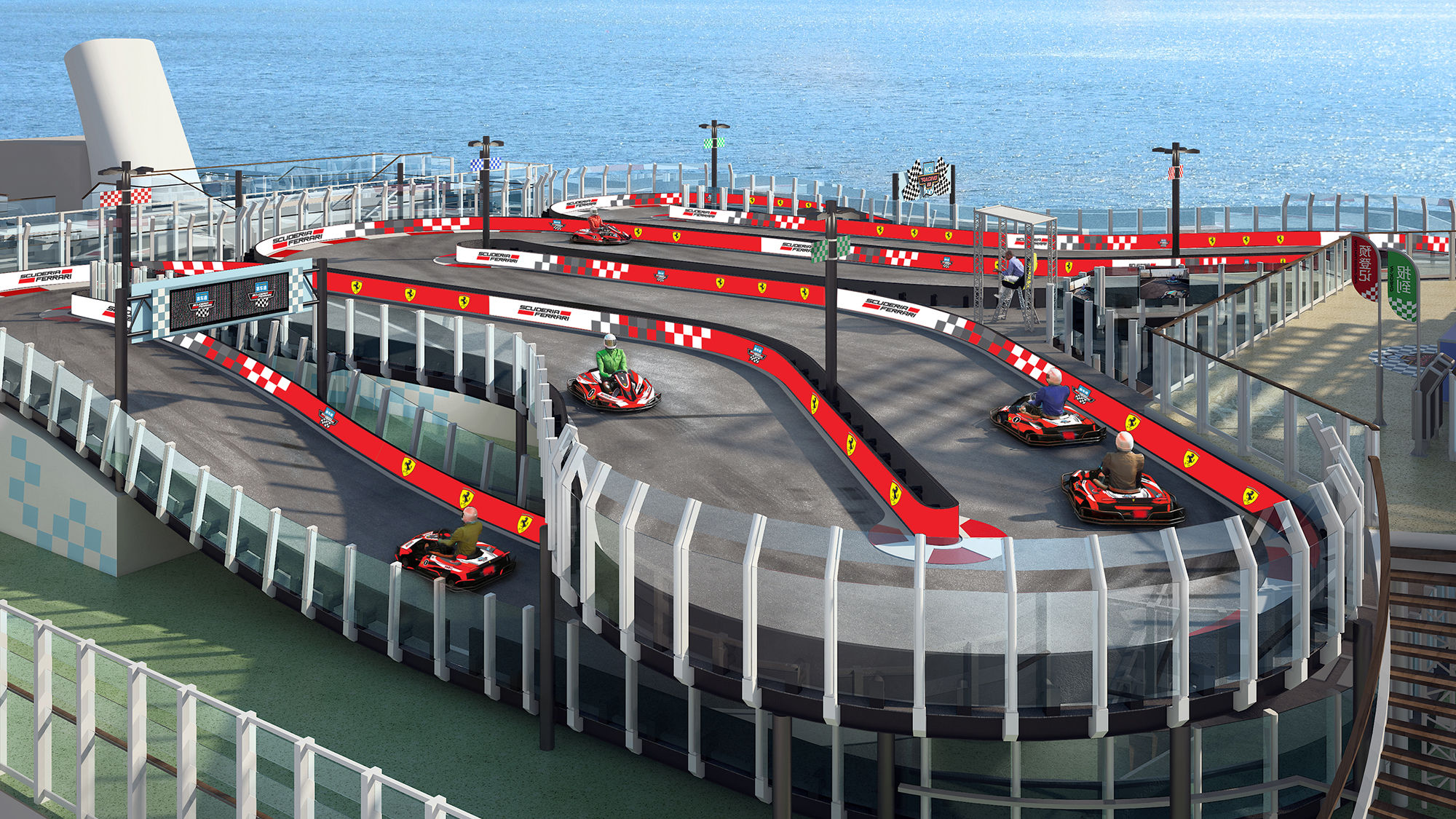 Norwegian Joy's go-carts get brand