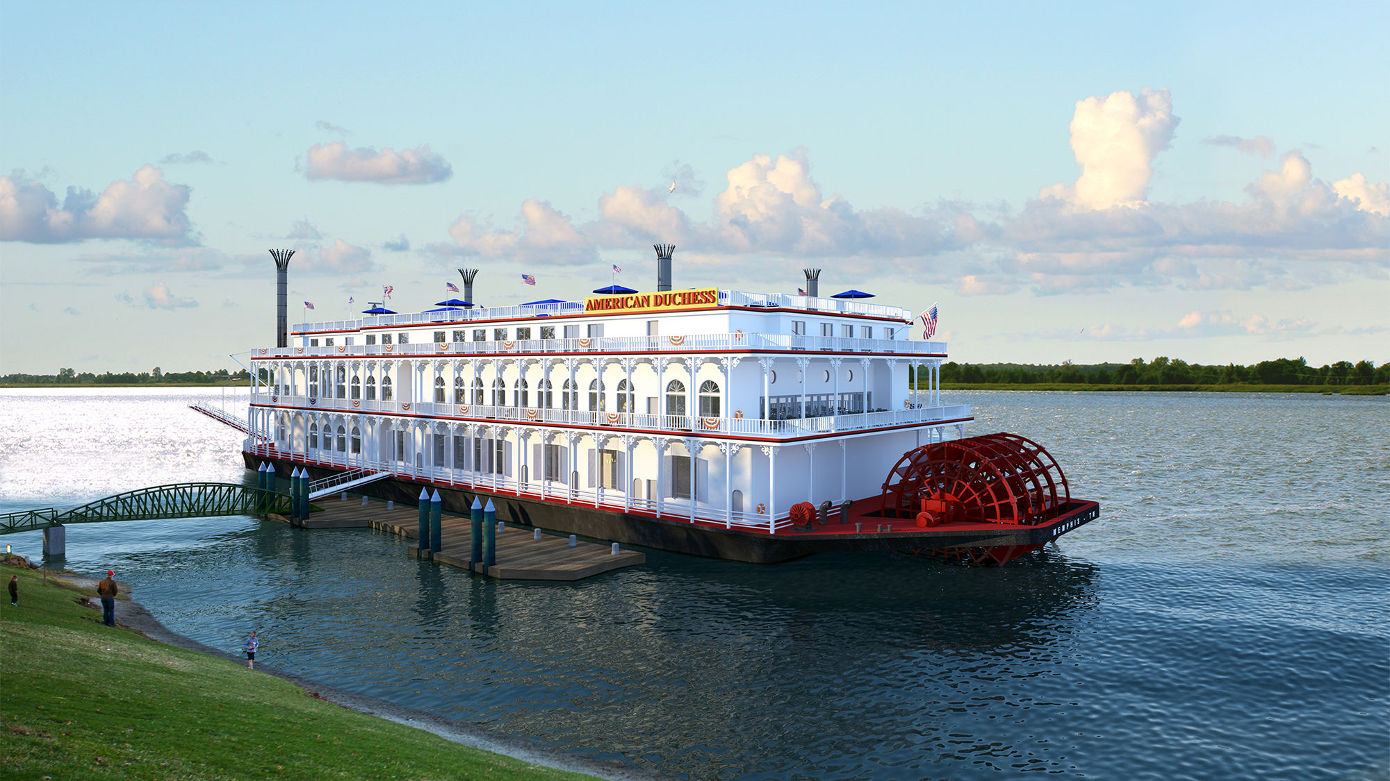The American Duchess will be an all-suite paddlewheeler.