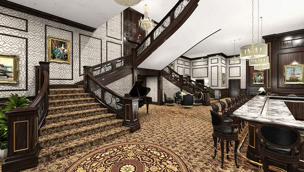 The American Duchess lobby.