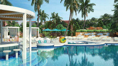 Rendering of the new pool at Coral Towers at Atlantis, Paradise Island.