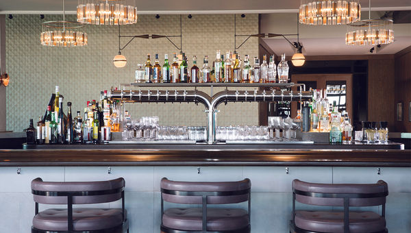 The L.A. Jackson bar at Two Roads Hospitality’s Thompson Nashville serves beer from Southern states only. The L.A. Jackson bar at Two Roads Hospitality’s Thompson Nashville serves beer from Southern states only.