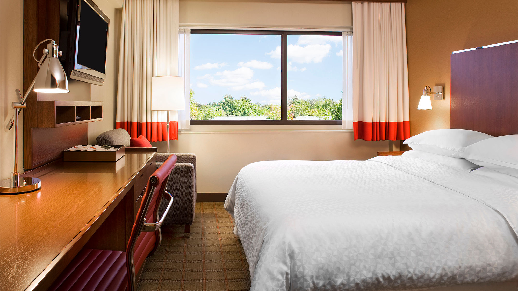 A guestroom at the Four Points by Sheraton Juneau.